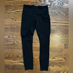 Lululemon Fast & Free 25” Leggings Black Size 6